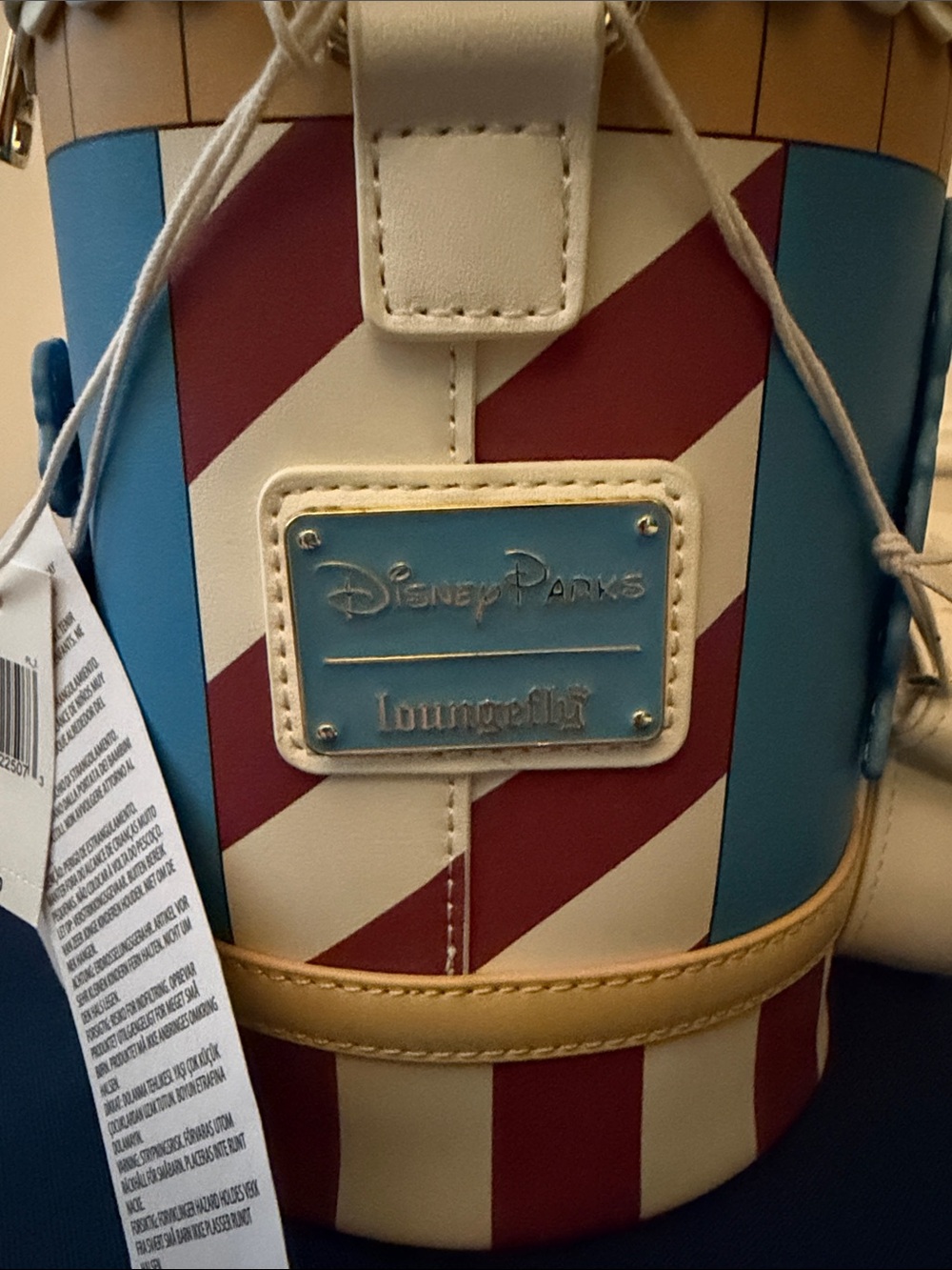 Disney Carousel Cylinder Crossbody Bag - Blue, White & Pink - Picture 2 of 9